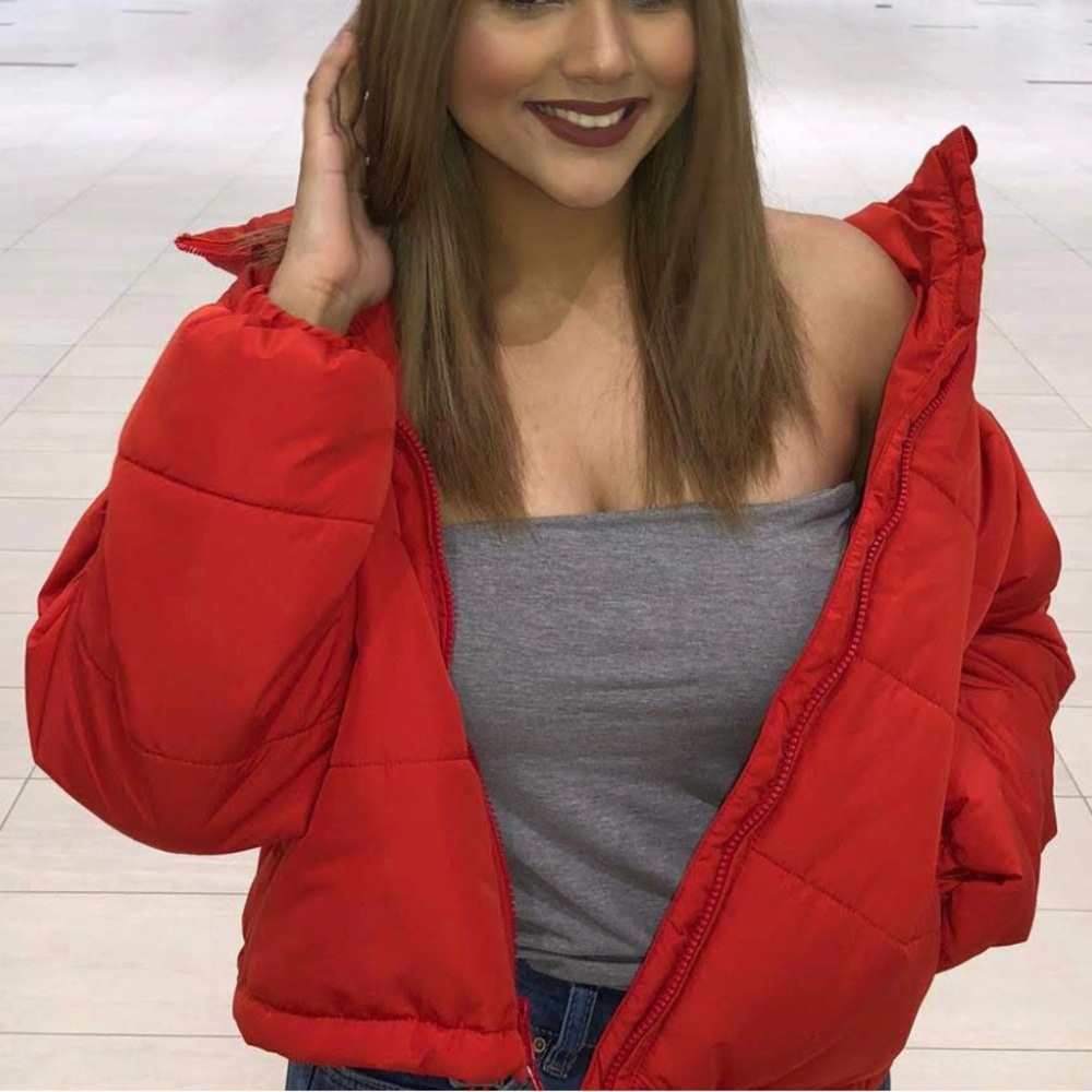 Red Puffer Jacket